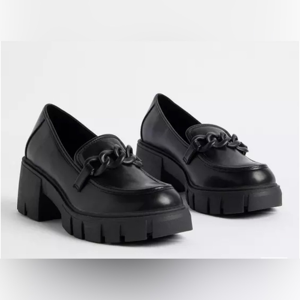 Torrid Black Chunky Loafers - Like New